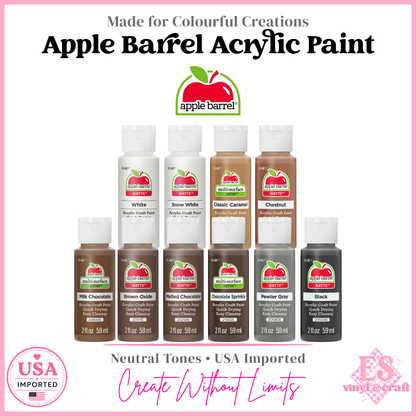 Apple Barrel Acrylic Paint 2oz (Made in the USA)