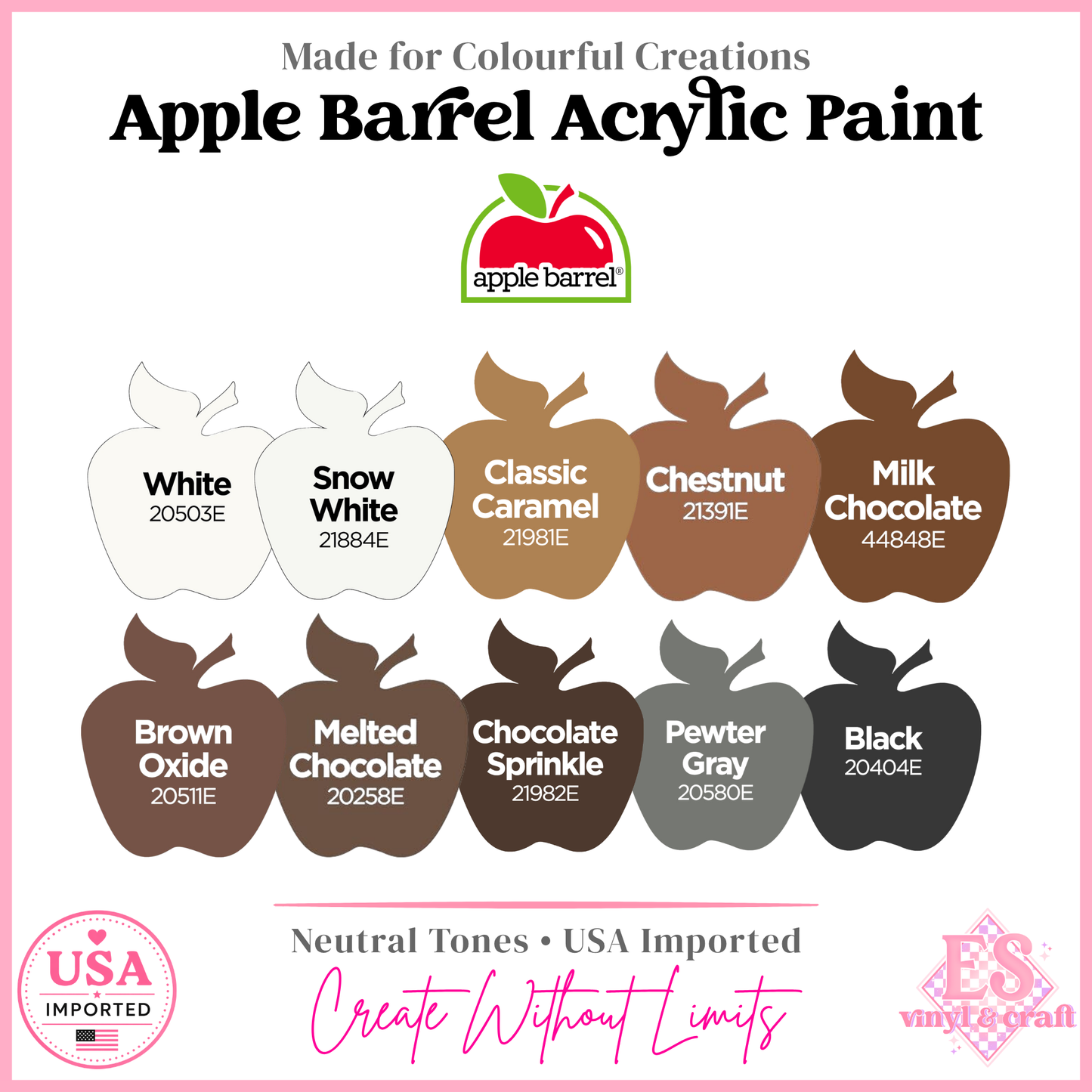 Apple Barrel Acrylic Paint 2oz (Made in the USA)