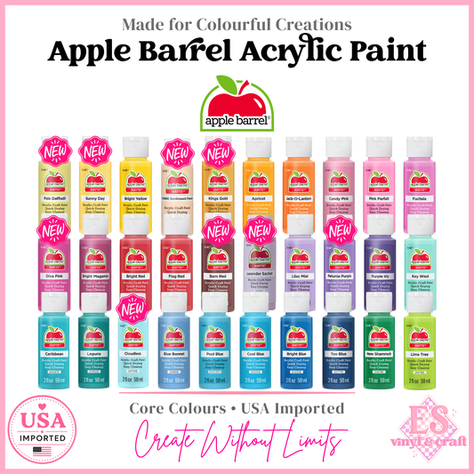 Apple Barrel Acrylic Paint 2oz (Made in the USA)