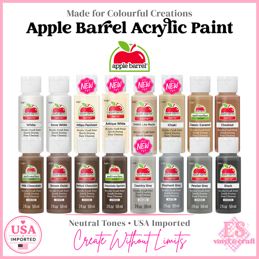 Apple Barrel Acrylic Paint 2oz (Made in the USA)