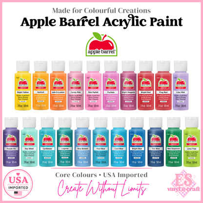 Apple Barrel Acrylic Paint 2oz (Made in the USA)