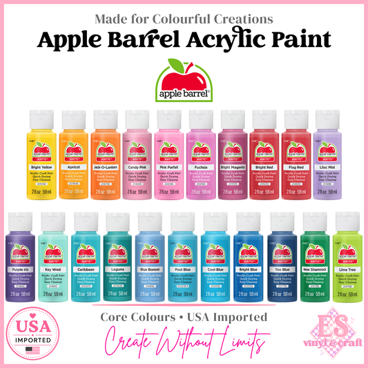 Apple Barrel Acrylic Paint 2oz (Made in the USA)