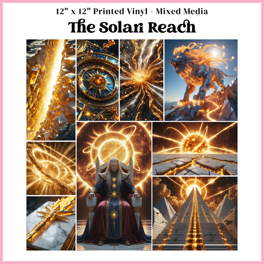 The Solari Reach - Mixed Media Vinyl 12"x12" Sheet