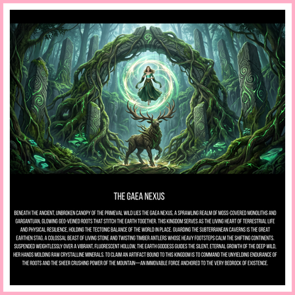 The Gaea Nexus - Mixed Media Vinyl 10"x10" Sheet