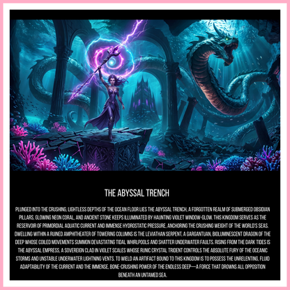 The Abyssal Trench - Mixed Media Vinyl 12"x12" Sheet