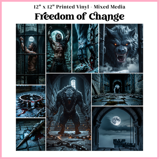 Freedom of Change - Mixed Media Vinyl 12"x12" Sheet