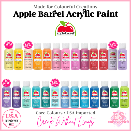 Apple Barrel Acrylic Paint 2oz (Made in the USA)