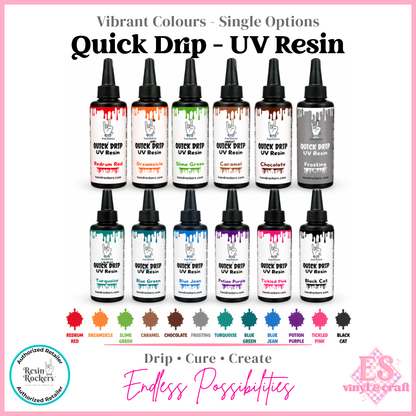 Resin Rockers® Quick Drip UV Resin for Pens and Tumblers 25g