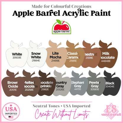 Apple Barrel Acrylic Paint 2oz (Made in the USA)