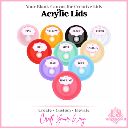 Acrylic Replacement Lids