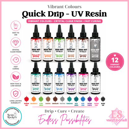 Resin Rockers® Quick Drip UV Resin for Pens and Tumblers 25g