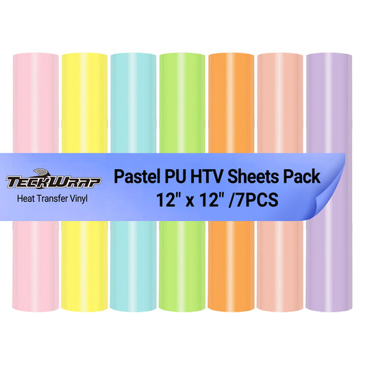 Teckwrap Pastel PU HTV Sheet Pack