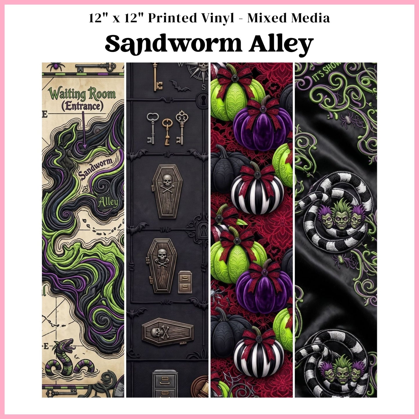 Sandworm Alley - Mixed Media Vinyl 12"x12" Sheet