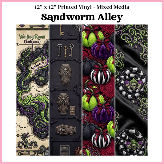 Sandworm Alley - Mixed Media Vinyl 12"x12" Sheet