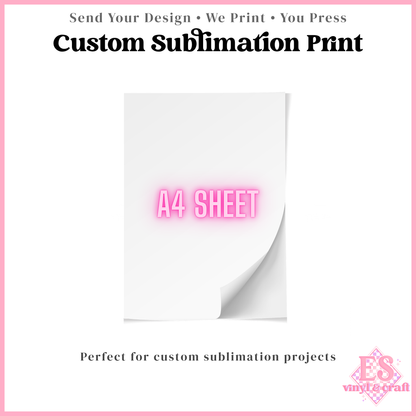 CUSTOM Sublimation Gang Sheet (FILE UPLOAD)