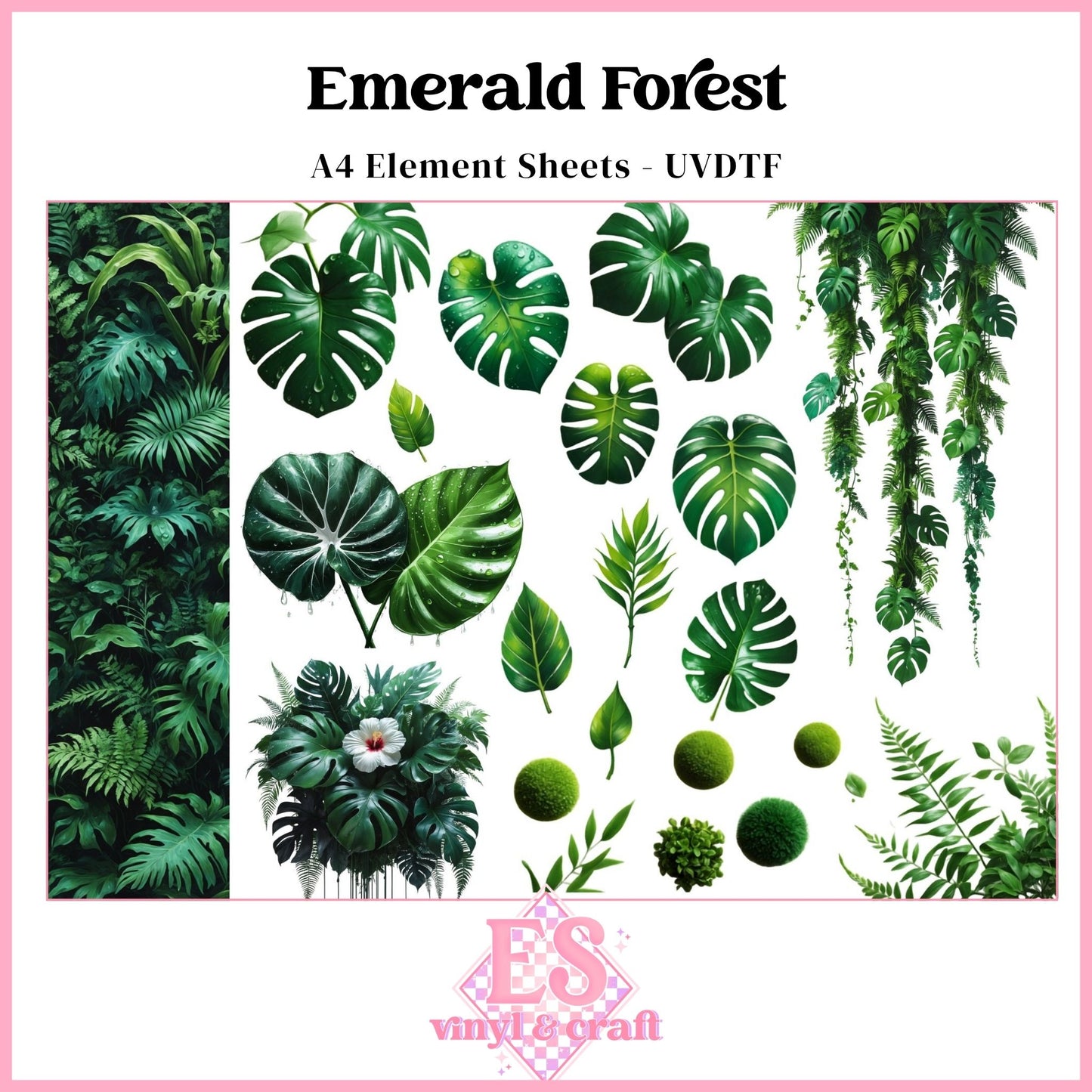 Emerald Forest - UVDTF Element Sheet
