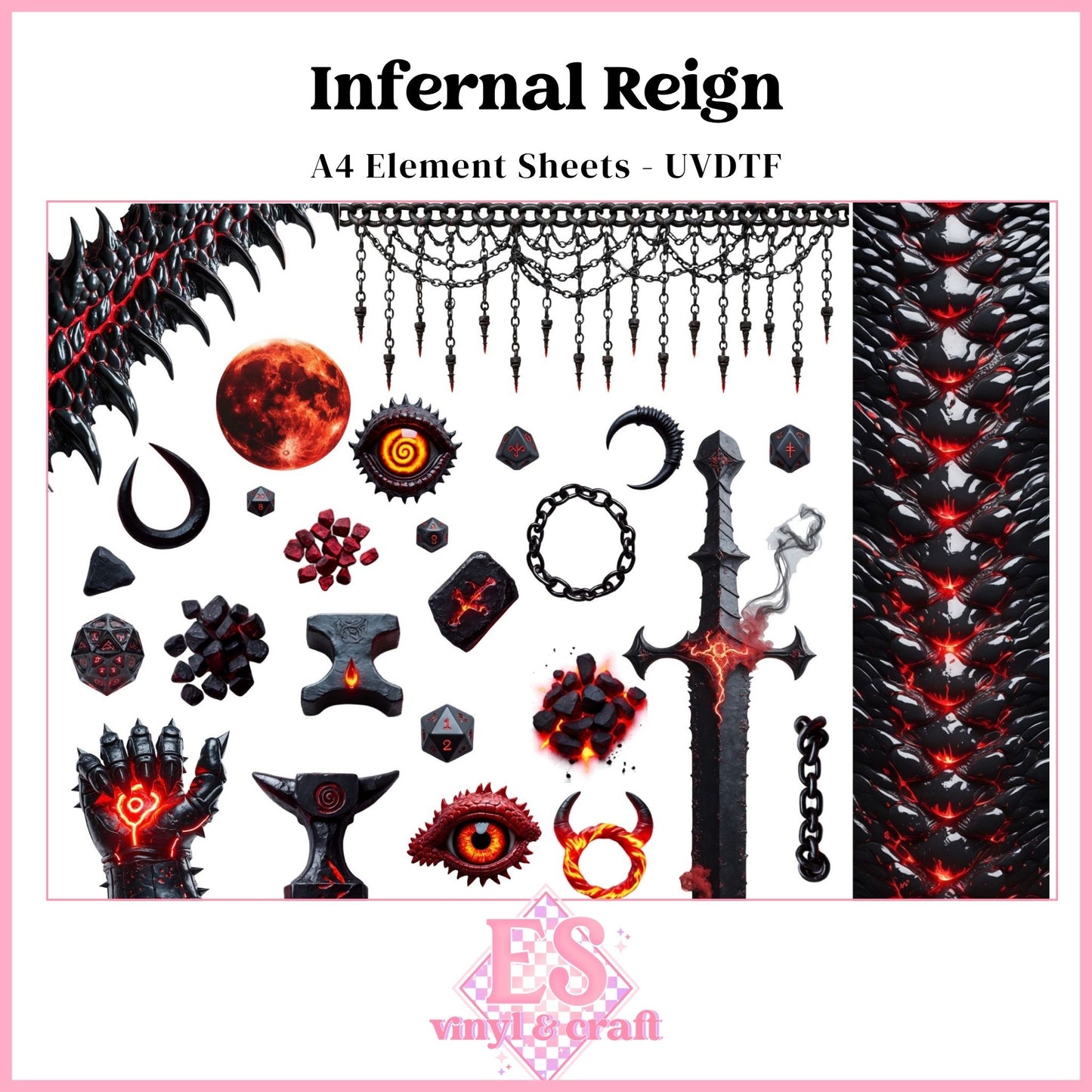 Infernal Reign - UVDTF Element Sheet