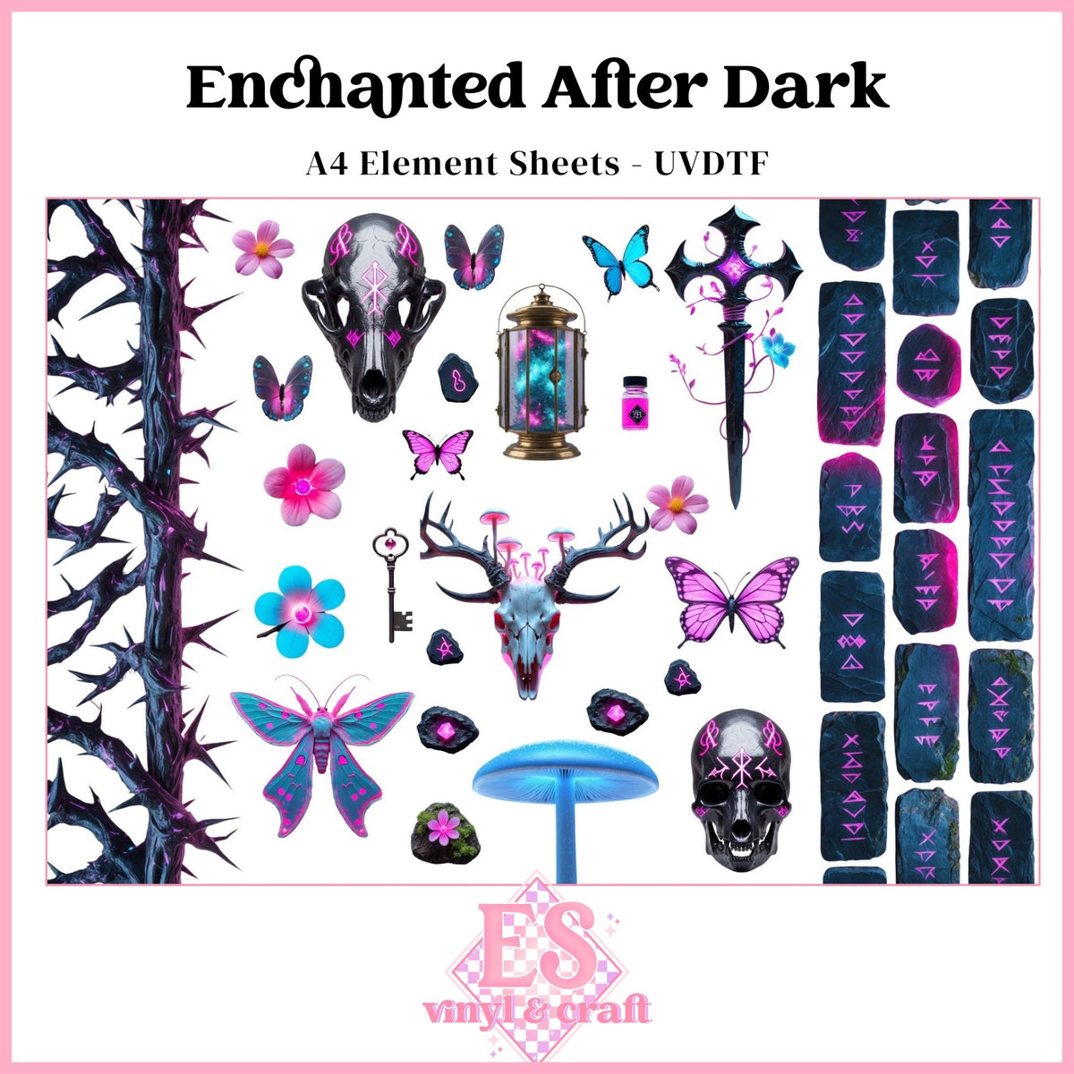 Enchanted After Dark - UVDTF Element Sheet