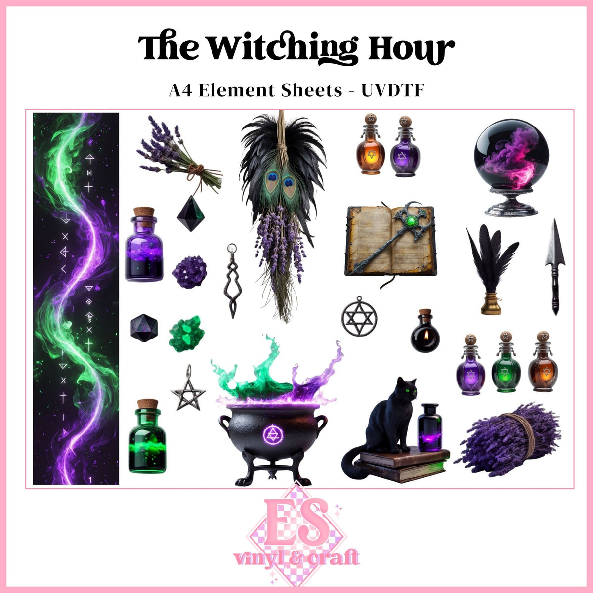 The Witching Hour - UVDTF Element Sheet