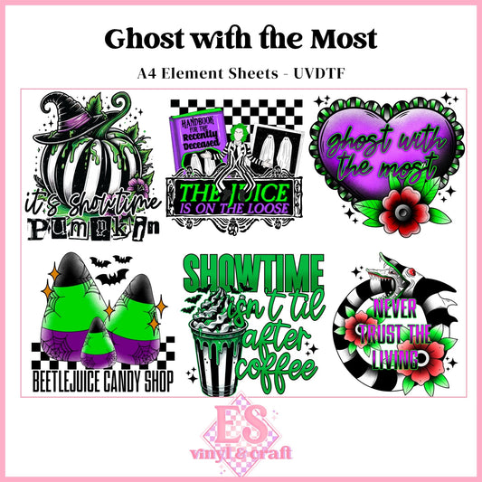 Ghost with the Most - UVDTF Element Sheet