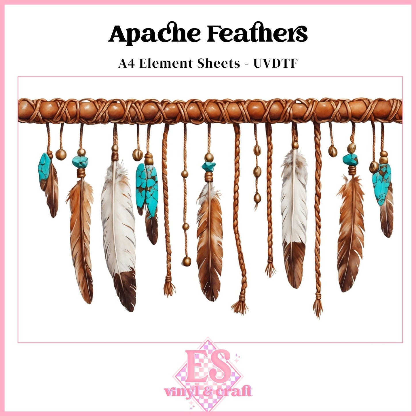 Apache Feathers - UVDTF Element Sheet