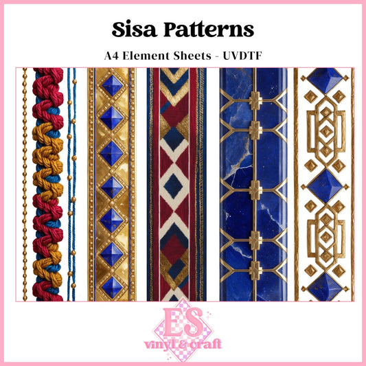 Sisa Patterns  - UVDTF Element Sheet