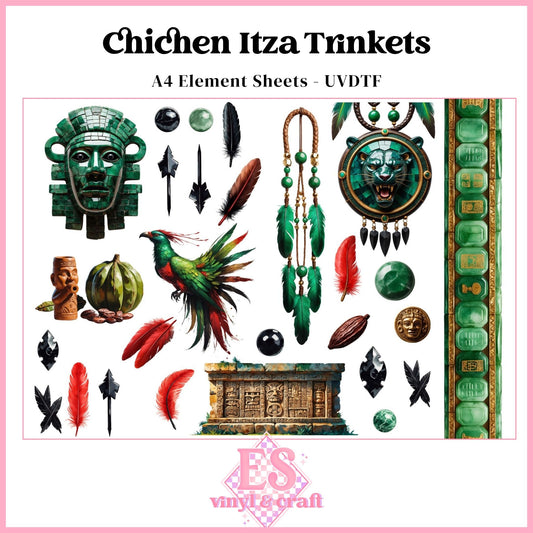 Chichen Itza Trinkets  - UVDTF Element Sheet