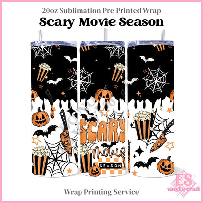 Scary Movie Season - Full 20oz Tumbler Sublimation Print
