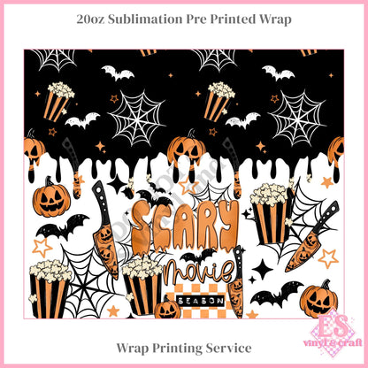 Scary Movie Season - Full 20oz Tumbler Sublimation Print