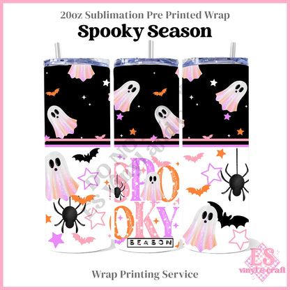 Spooky Season - Full 20oz Tumbler Sublimation Print