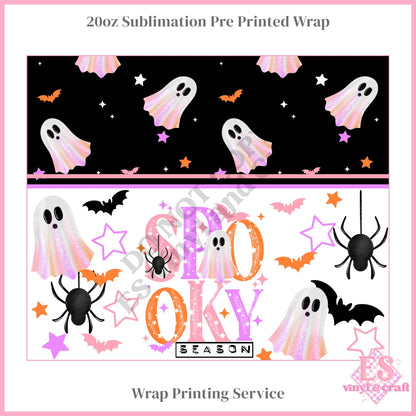 Spooky Season - Full 20oz Tumbler Sublimation Print