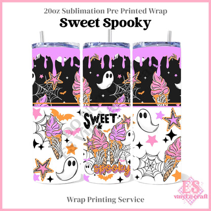 Sweet Spooky - Full 20oz Tumbler Sublimation Print