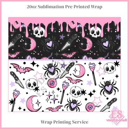 Spooky Things - Full 20oz Tumbler Sublimation Print