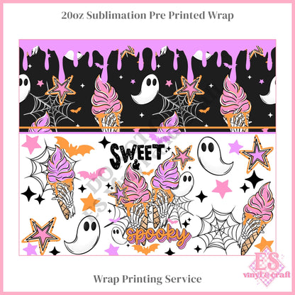 Sweet Spooky - Full 20oz Tumbler Sublimation Print