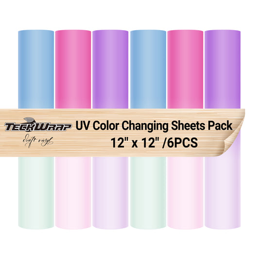 Teckwrap UV Colour Changing Sheet Pack & Transfer Paper