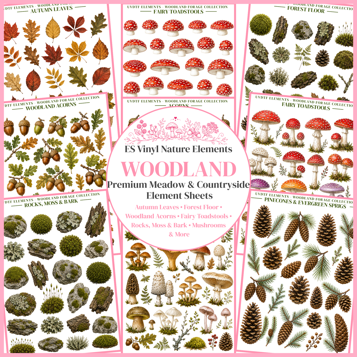 UVDTF Elements - Woodland Forage