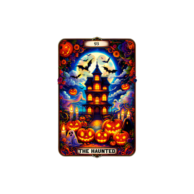 Halloween Tarot Card Decals -White Glossy Vinyl Section 1 image 8
