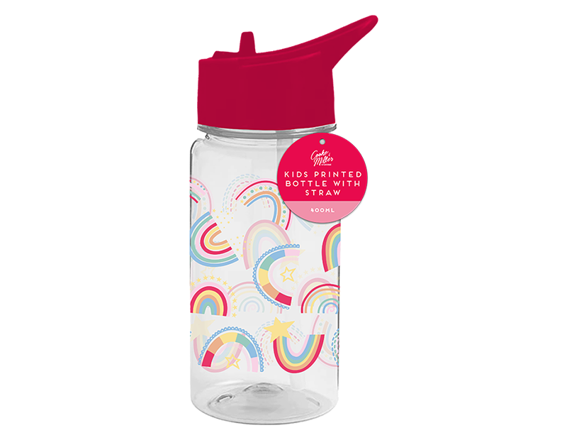 Printed Water Bottle - 400ml image 2