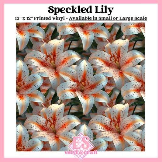 Speckled Lily - Small or Large Scale Options - 12" x 12" Sheet image 0