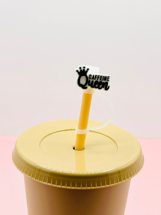 Straw Topper - Caffeine Queen image 0