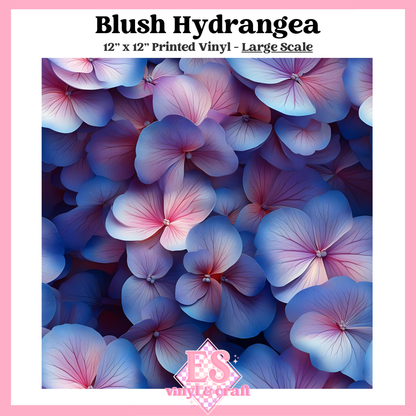 Blush Hydrangea - Small or Large Scale Options - 12" x 12" Sheet image 2