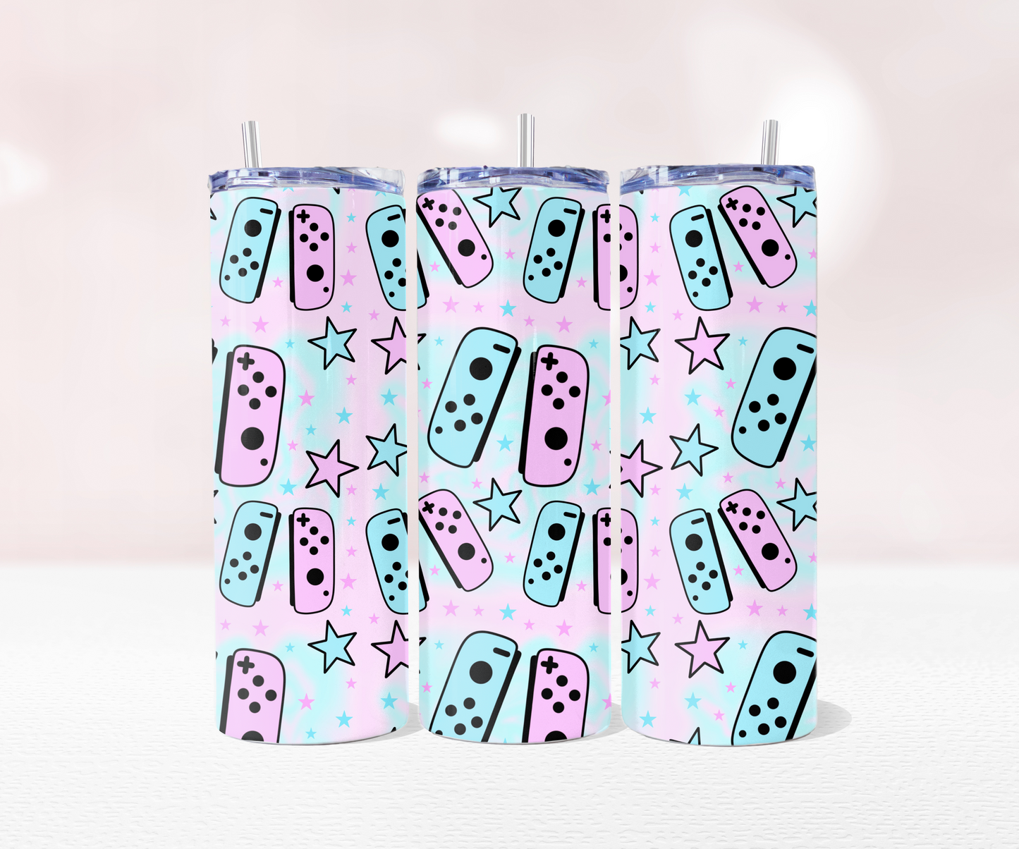 Gamer S Seamless - Full 20oz Tumbler Sublimation Ready To Print image 0