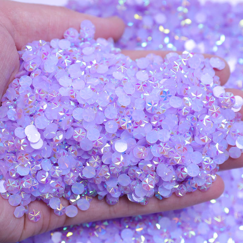 Wisteria AB Jelly Flower Rhinestones image 0