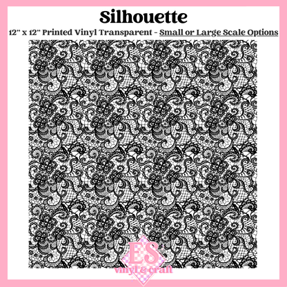 Silhouette Transparent - Small or Large Scale Options - 12" x 12" Sheet image 0