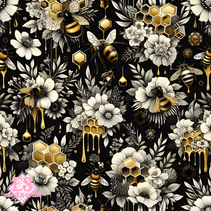 The Gilded Hive Collection - Section 1 - 12" x 12" Sheet image 3
