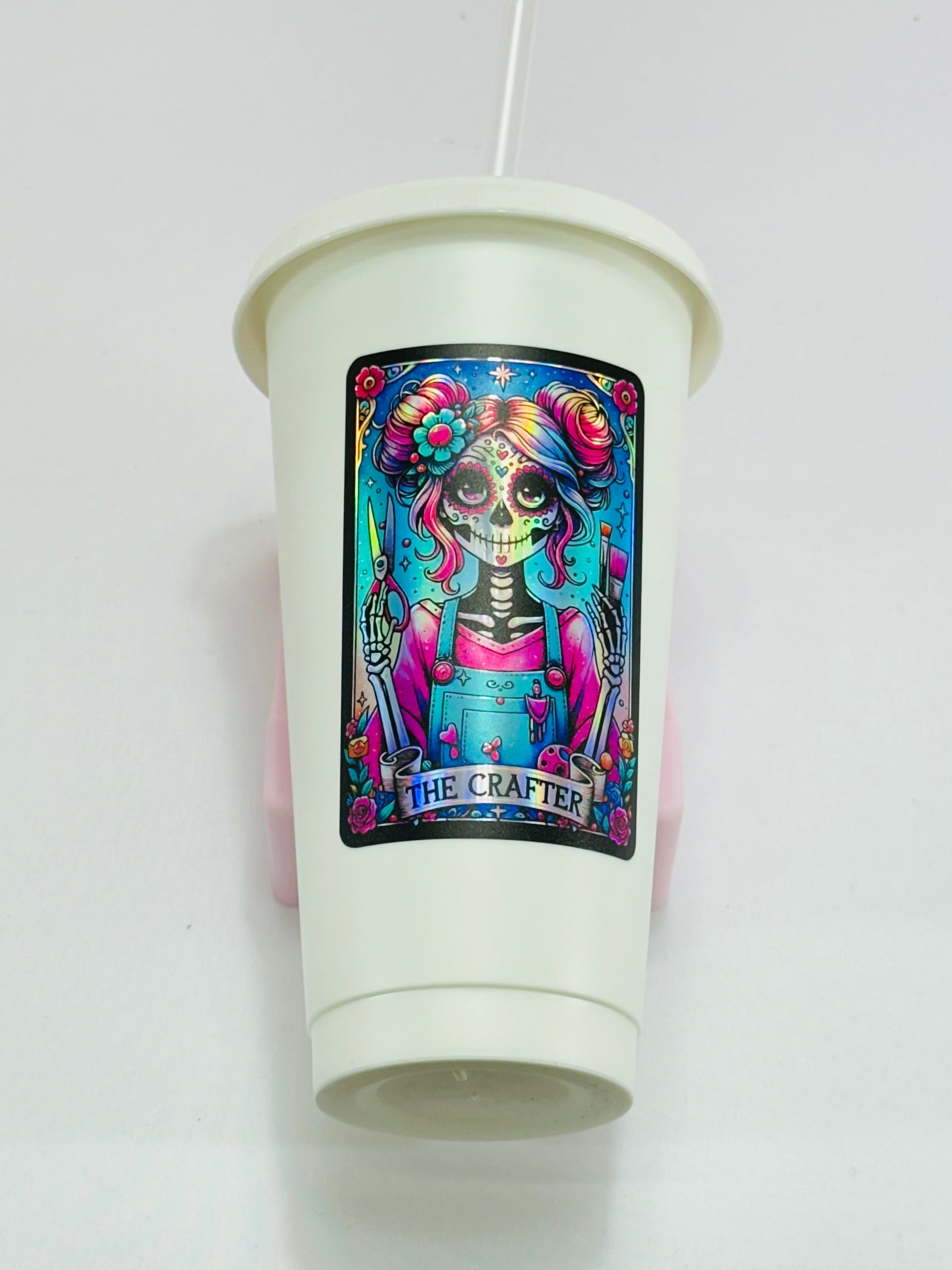 Tarot Card Decals - Teckwrap Holographic Rainbow Silver - Section 3 image 3