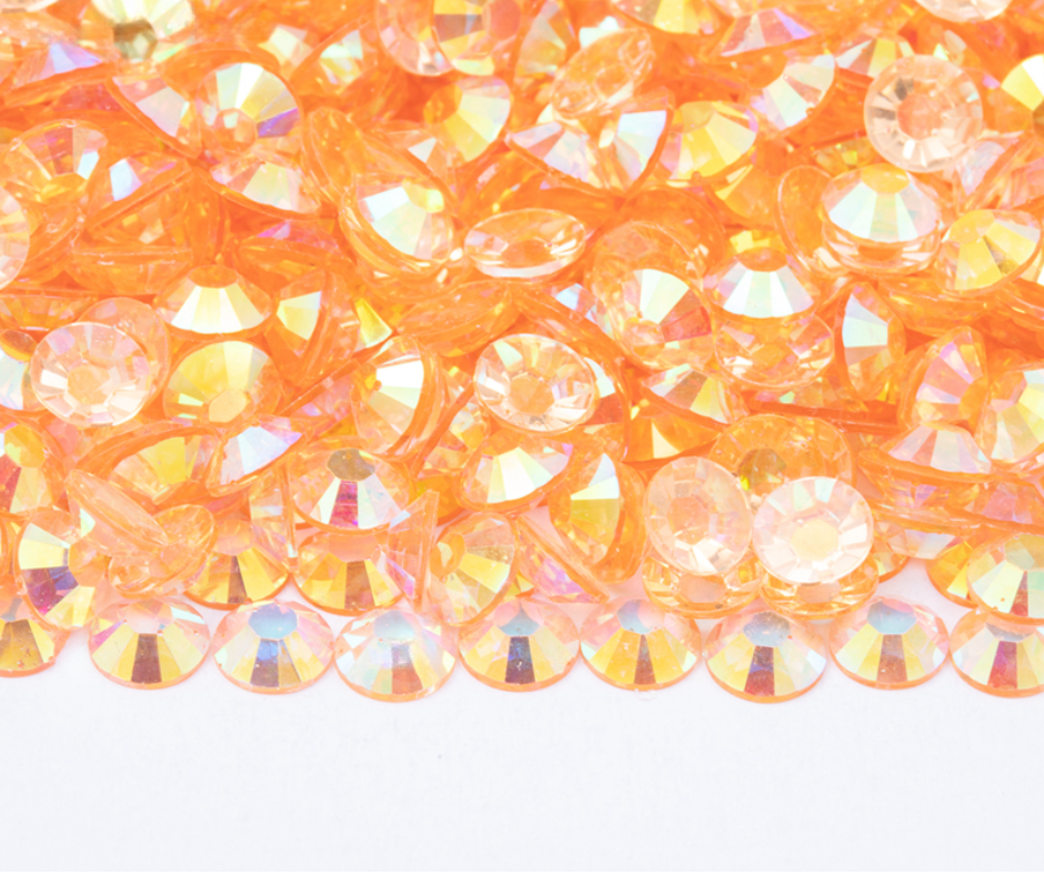 Citrine - Transparent AB Resin Rhinestones (3mm, 4mm & 5mm) image 0