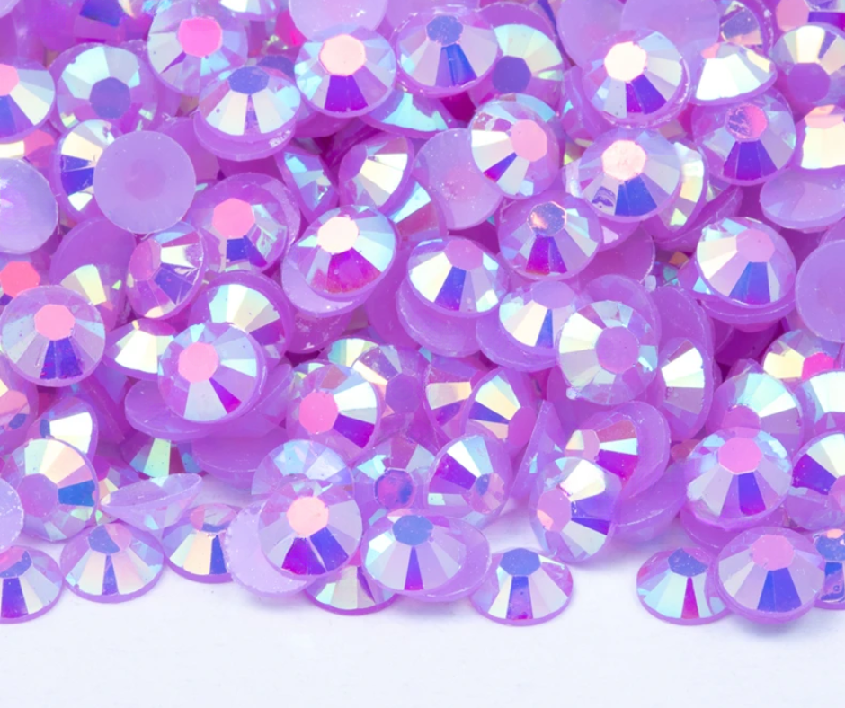 Dreamy Lavender - AB Jelly Rhinestones (3mm, 4mm & 5mm) image 0