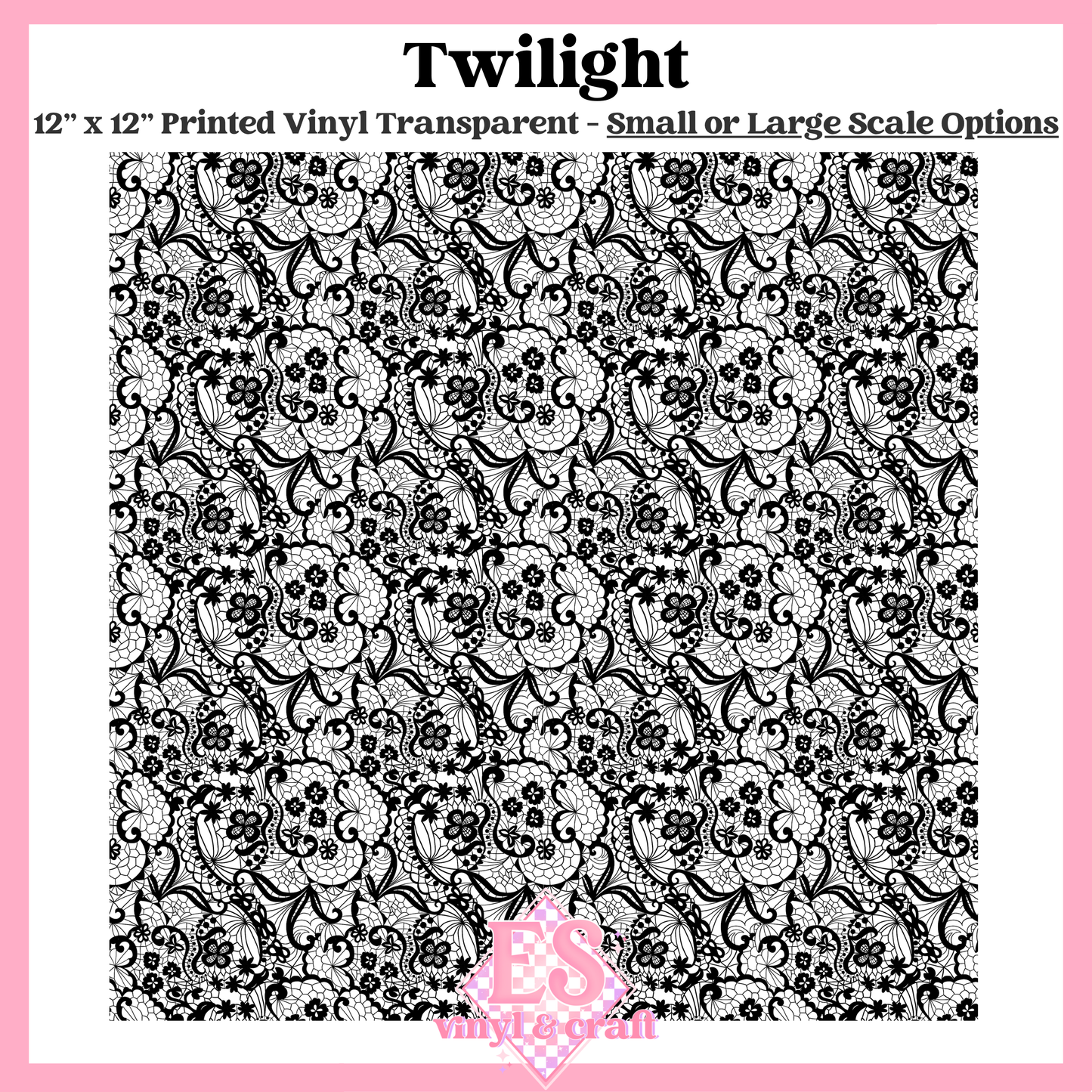 Twilight Transparent - Small or Large Scale Options - 12" x 12" Sheet image 0