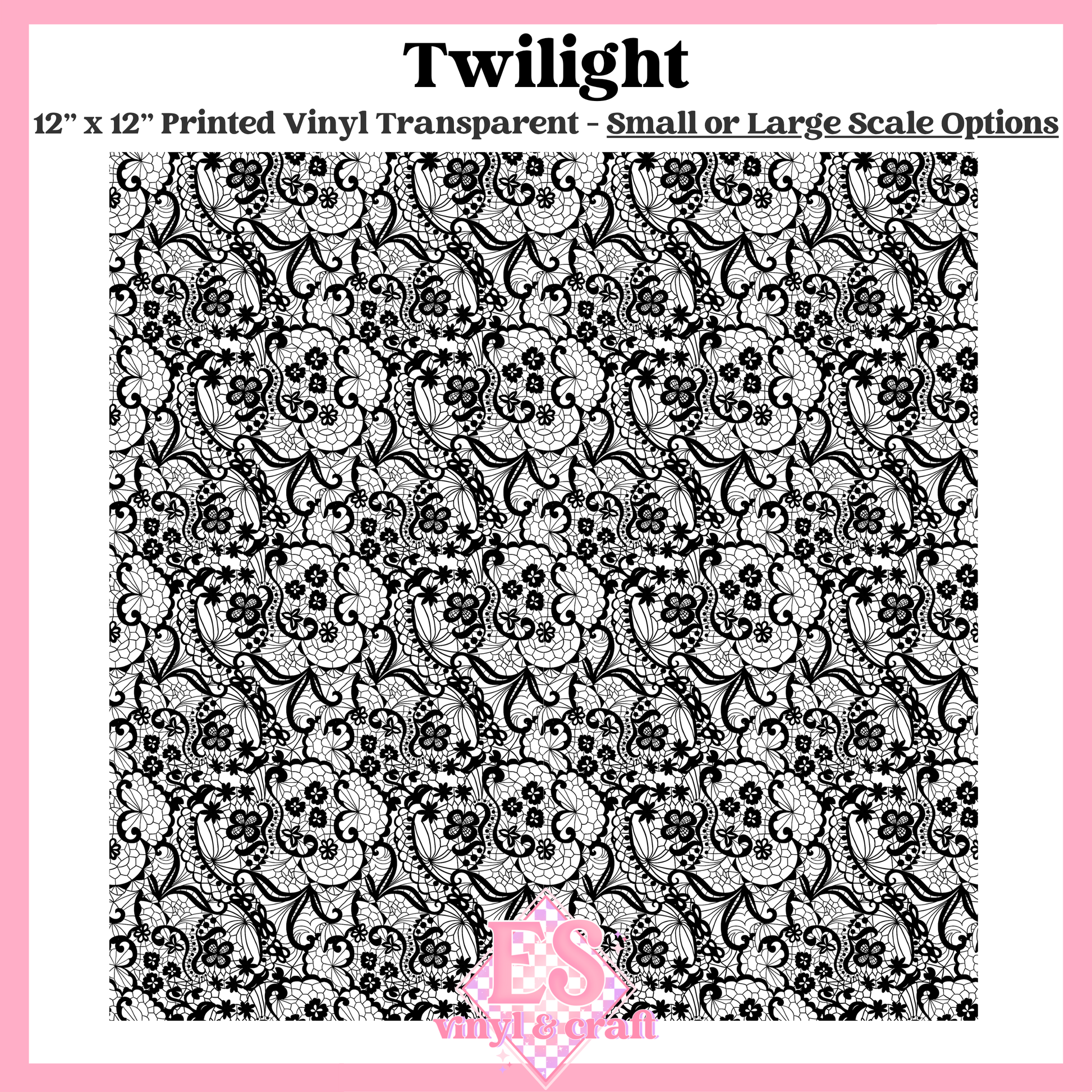 Twilight Transparent - Small or Large Scale Options - 12" x 12" Sheet image 0